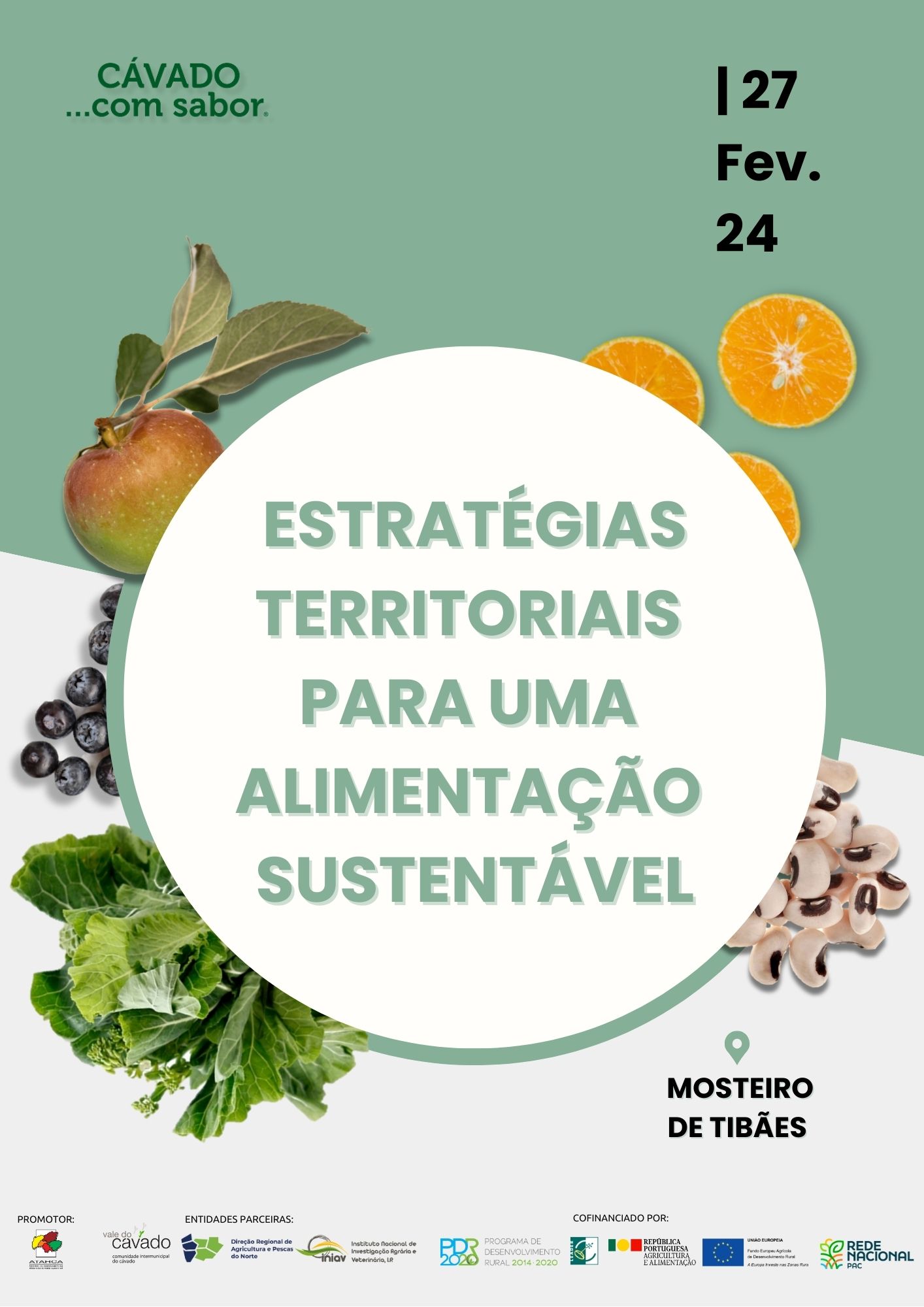 CARTAZ ESTRATÉGIAS TERRITORIAIS PARA UMA ALIMENTAÇÃO SUSTENTÁVEL